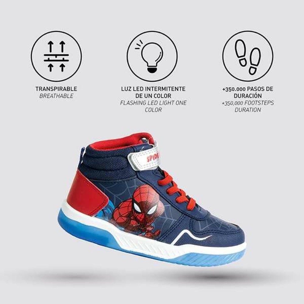 Chaussures de Sport pour Enfants Spider-Man Bleu foncé