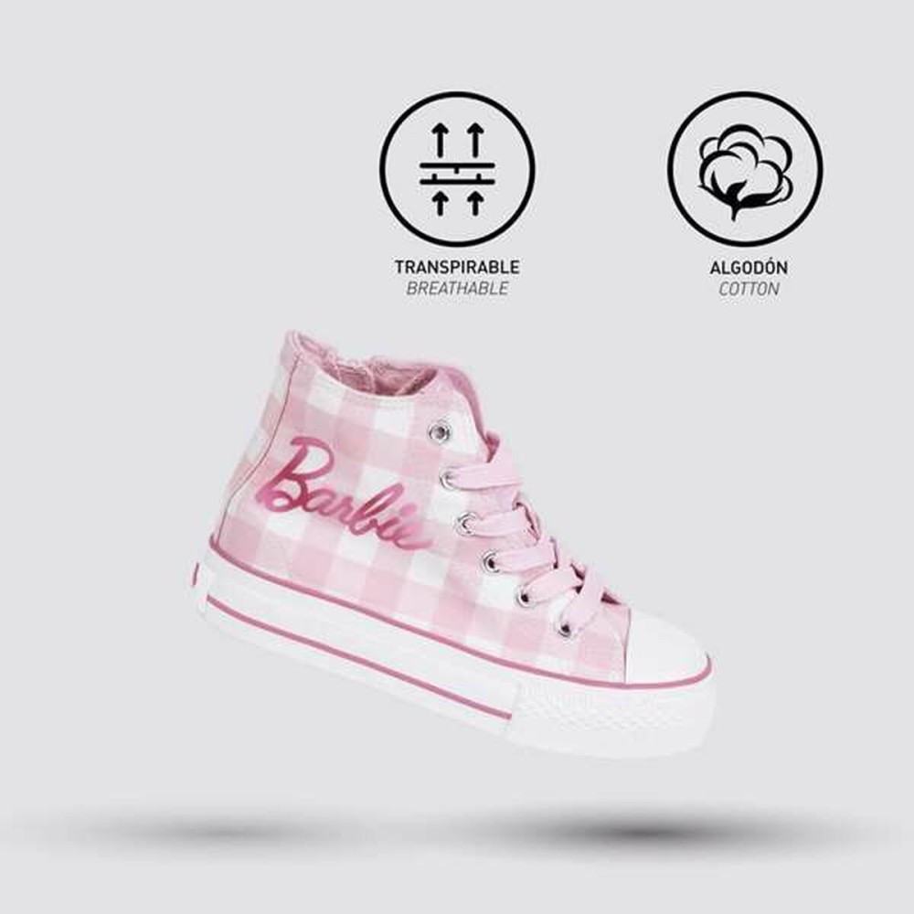Sports Shoes for Kids Barbie Light Pink
