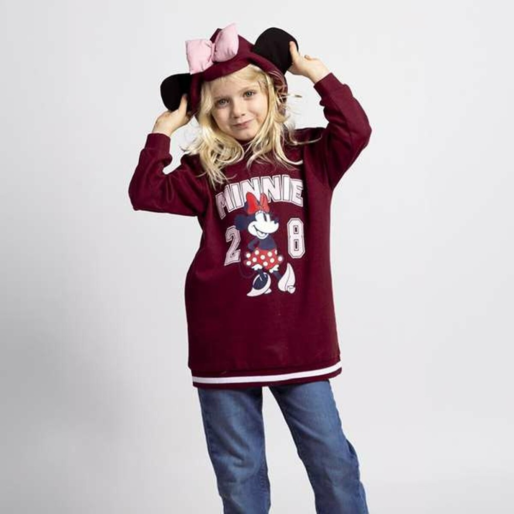 Robe Minnie Mouse Rouge foncé Fille