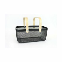 Multi-purpose basket Confortime Wood Metal 40 x 28 x 18 cm (6 Units)