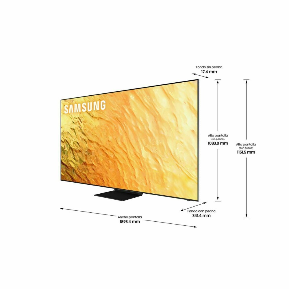 TV intelligente Samsung 75QN800B 75" QLED 4K Ultra HD 8K Ultra HD