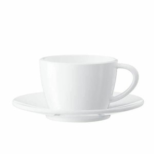 Satz von 2 Kaffeetassen Jura Cappucino 170 ml Weiß Porzellan 2 Stücke (2 Stück)