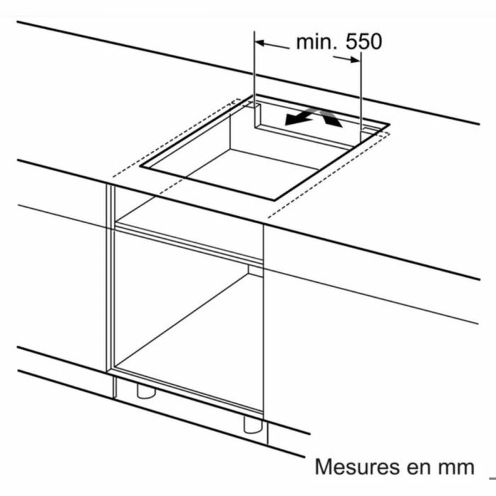 Plaque à Induction BOSCH PUC611AA5E 60 cm 4600 W