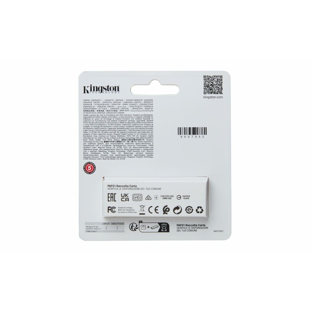 Micro SD Memory Card with Adaptor Kingston 128 GB