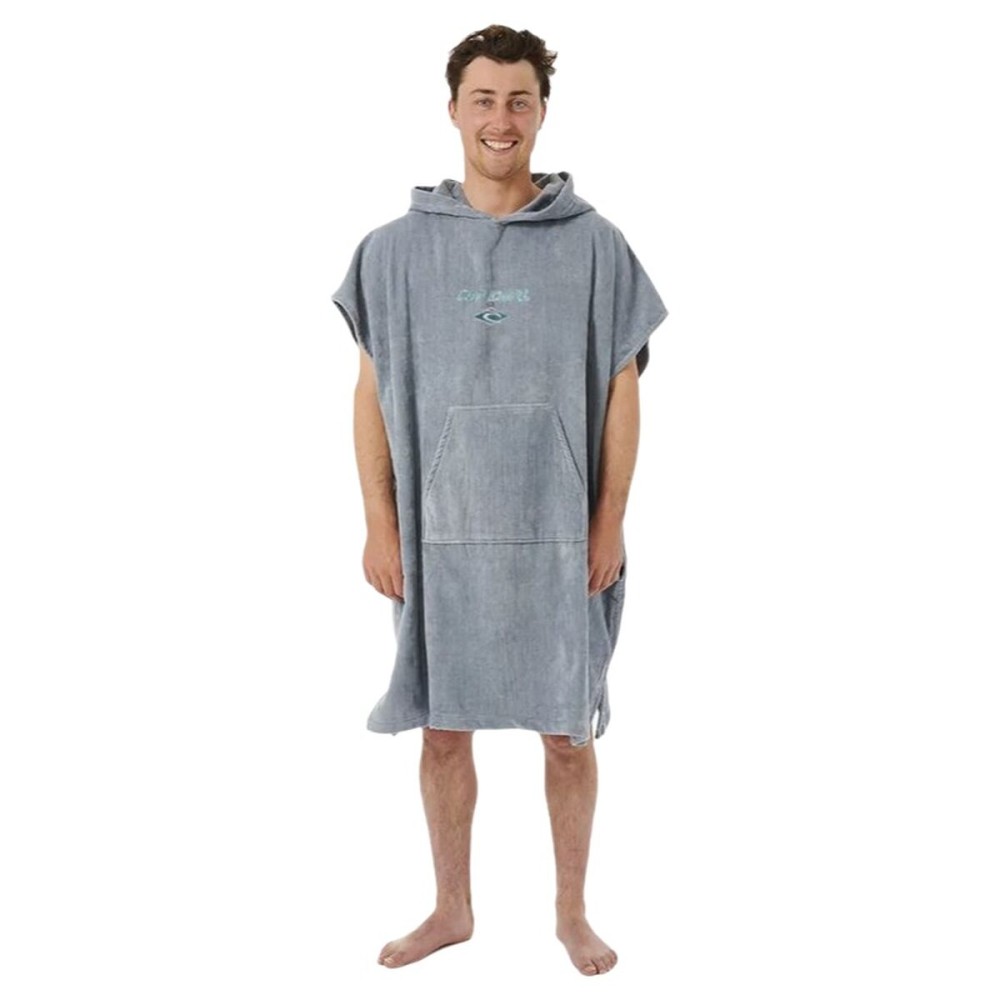 Poncho-Towel with Hood Rip Curl Logo Blue