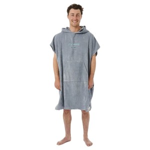 Serviette poncho avec capuche Rip Curl Logo Bleu