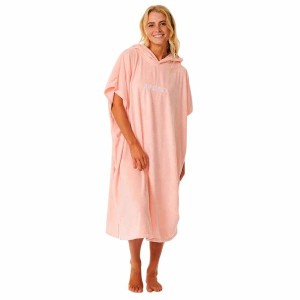 Serviette poncho avec capuche Rip Curl Classic Surf Saumon