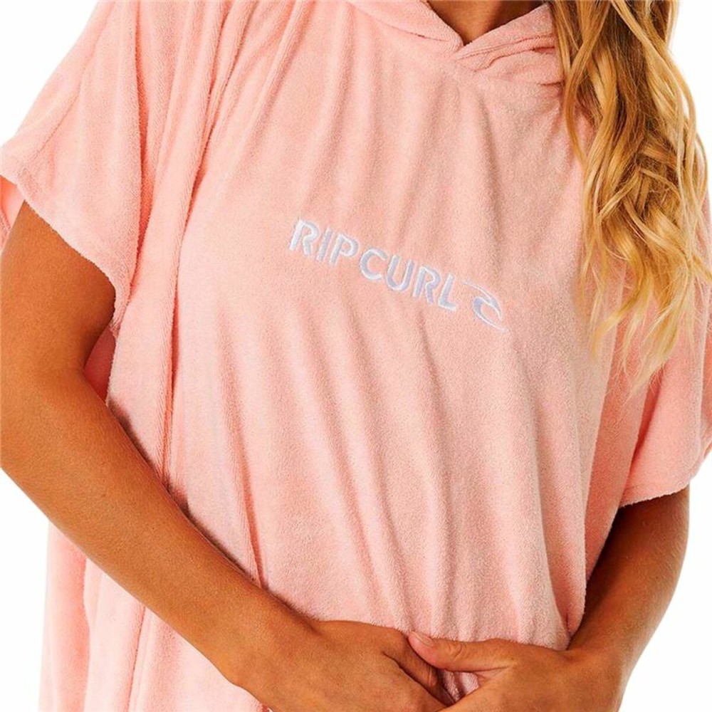 Serviette poncho avec capuche Rip Curl Classic Surf Saumon