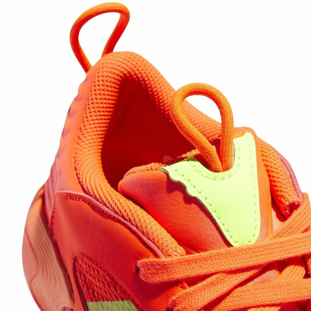 Basketball Shoes for Adults Adidas Exhibit Select Mid Orange