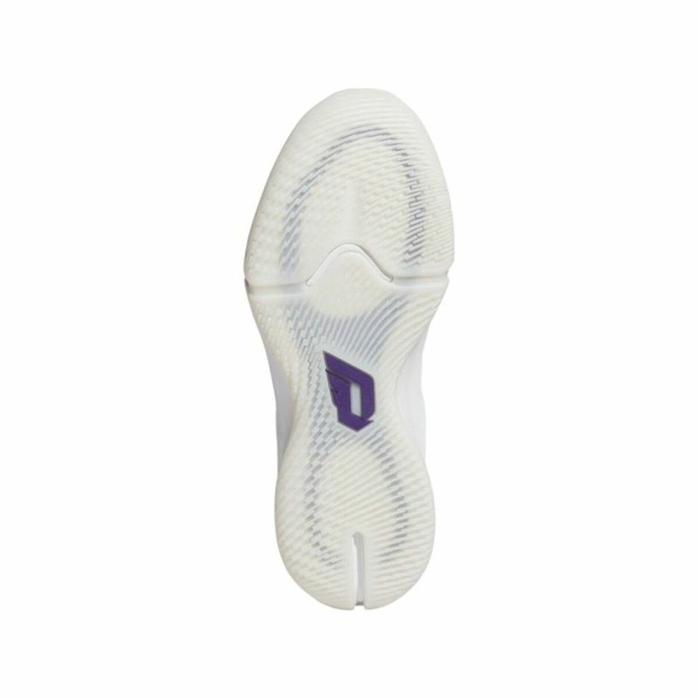 Chaussures de Basket-Ball pour Adultes Adidas Lillard Dame 9 Low Blanc