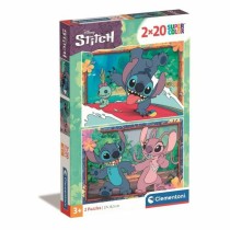 Puzzle Clementoni Stitch 2 Pièces (2 Unités)