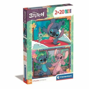 Puzzle Clementoni Stitch 2 Pièces (2 Unités)