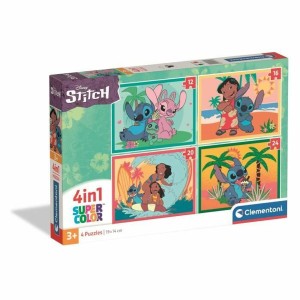 Puzzle Clementoni Stitch (4 Unités)