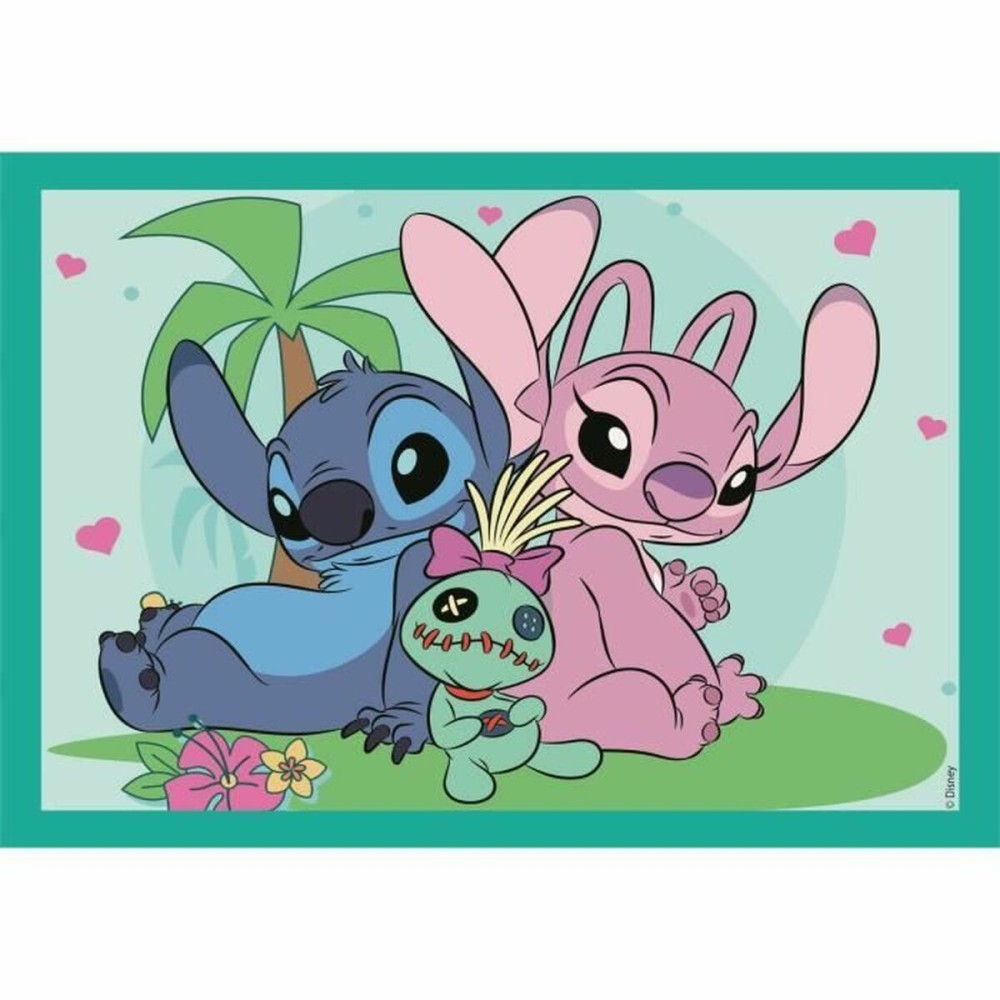 Puzzle Clementoni Stitch (4 Unités)