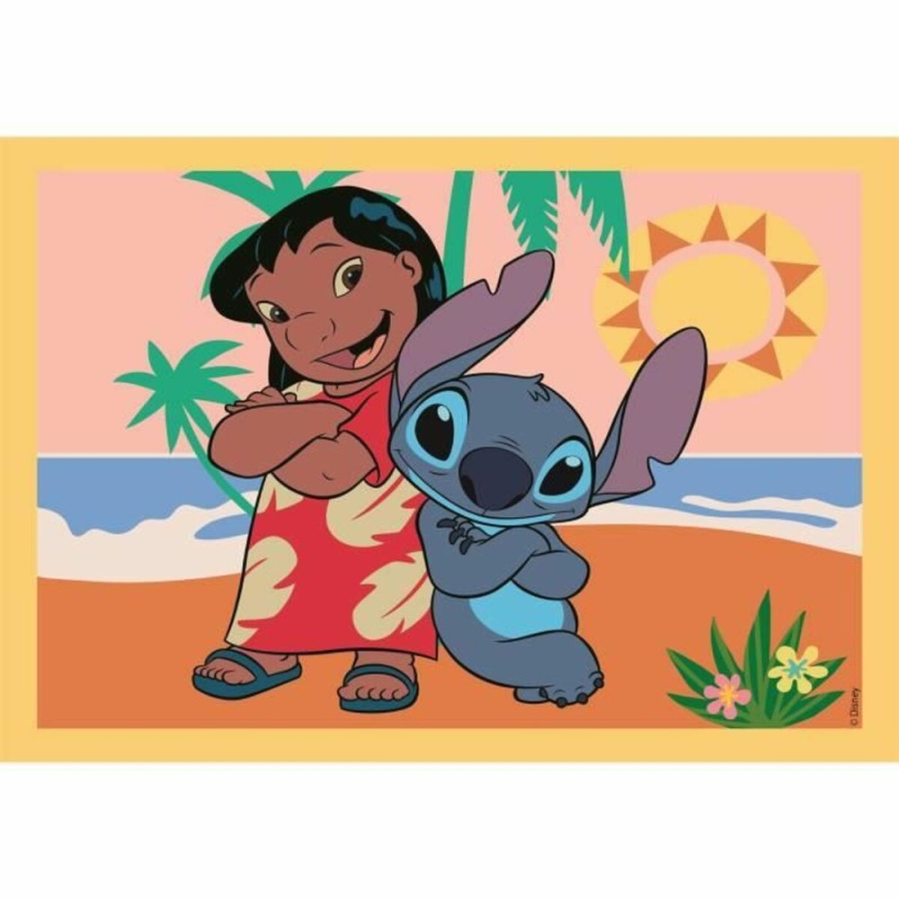 Puzzle Clementoni Stitch (4 Unités)