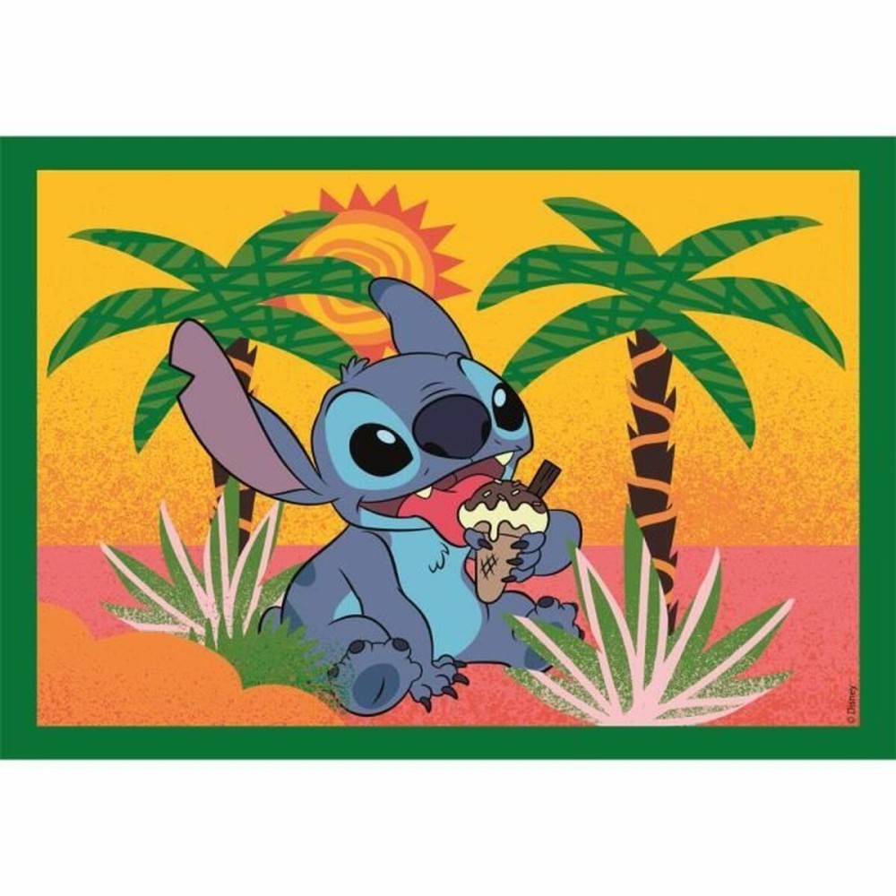 Puzzle Clementoni Stitch (4 Unités)