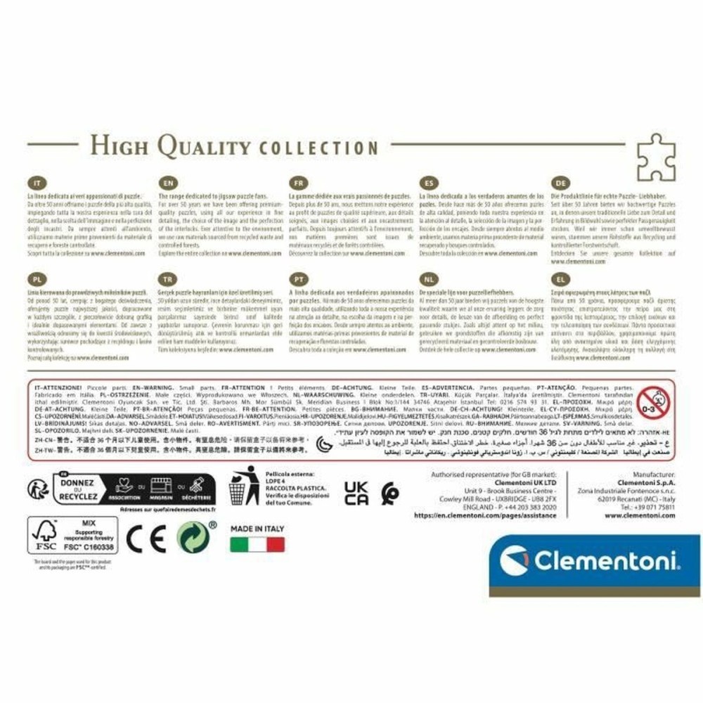 Puzzle Clementoni 500 Pièces