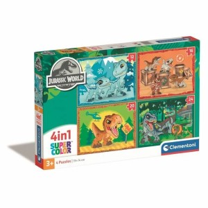 Puzzle Clementoni Jurassic World (4 Unités)
