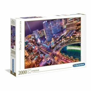 Puzzle Clementoni Las Vegas 97,5 x 66,8 cm 2000 Pièces