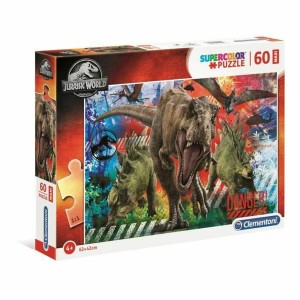 Puzzle Clementoni Jurassic World 68 x 48 cm 60 Pièces