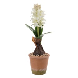 Decorative Plant Polyester Polyethylene Iron Melamin 9,5 x 9,5 x 29 cm