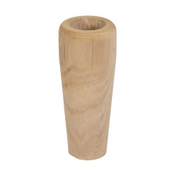 Vase natürlich Paulonia-Holz 20 x 20 x 48 cm