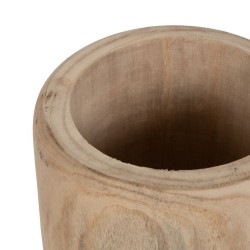 Vase Naturel Bois de paulownia 23 x 23 x 58 cm