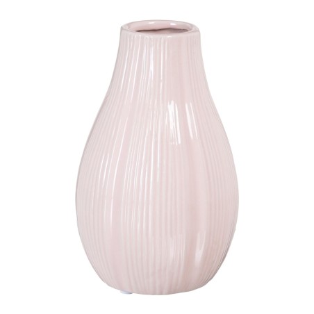 Vase Rosa aus Keramik 12,5 x 12,5 x 20,5 cm