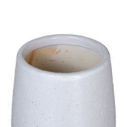 Vase White Ceramic 12,5 x 12,5 x 18 cm