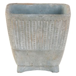 Cache-pot Gris Ciment 19,5 x 19,5 x 19 cm