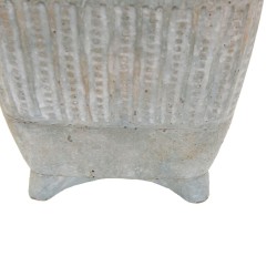 Cache-pot Gris Ciment 19,5 x 19,5 x 19 cm