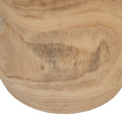 Set of Planters Natural Paolownia wood 43 x 43 x 44 cm (3 Units)