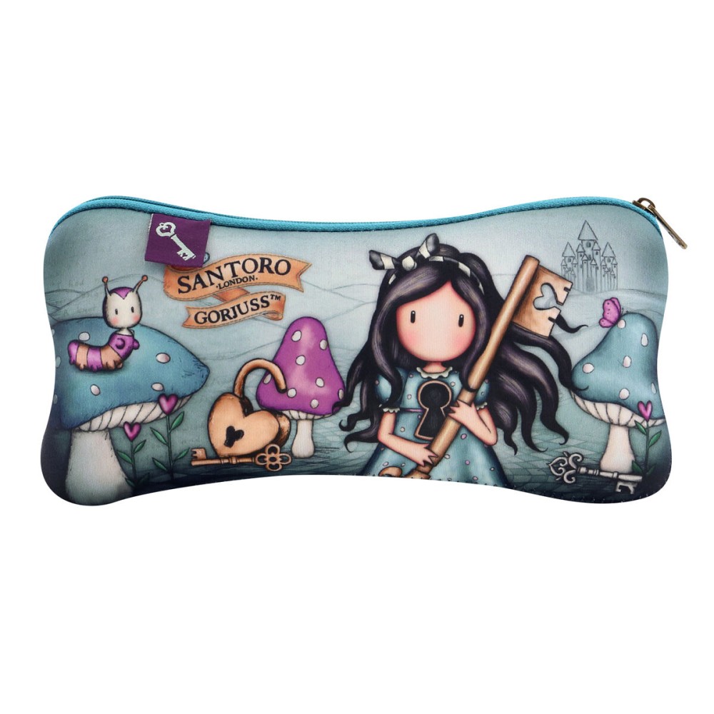 Allzwecktasche Gorjuss Curiosity grün Grau 22 x 11.3 x 1 cm