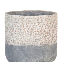 Cache-pot Gris Ciment 18 x 18 x 18,5 cm