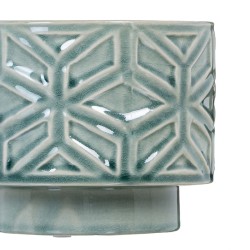 Planter Blue Ceramic 13,5 x 13,5 x 11,5 cm