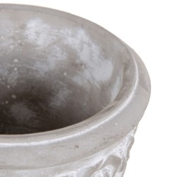 Cache-pot Gris Ciment 19 x 19 x 17,5 cm