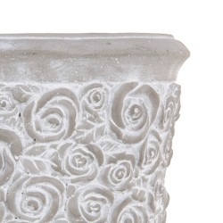 Cache-pot Gris Ciment 19 x 19 x 17,5 cm