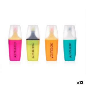 Fluoreszenzmarker-Set Pincello 495 Gelb grün Bunt Orange Rosa (12 Stück)