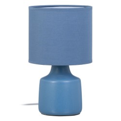 Desk lamp Blue Ceramic 40 W 220-240 V 16 x 16 x 27 cm