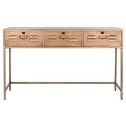 Console Home ESPRIT Golden Metal 125,5 x 37 x 77 cm