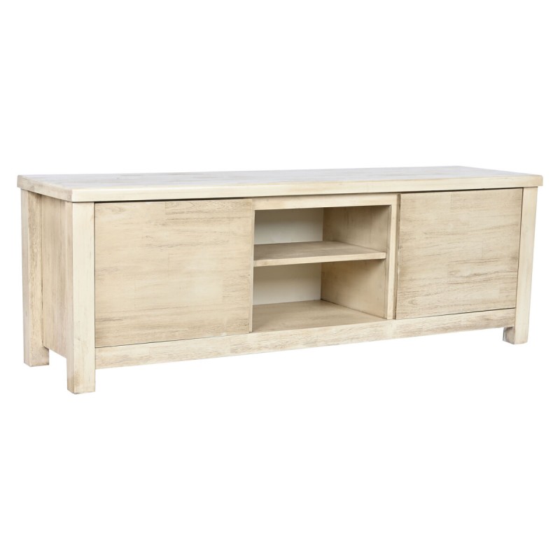 TV furniture Home ESPRIT Natural Acacia 160 x 42 x 55 cm