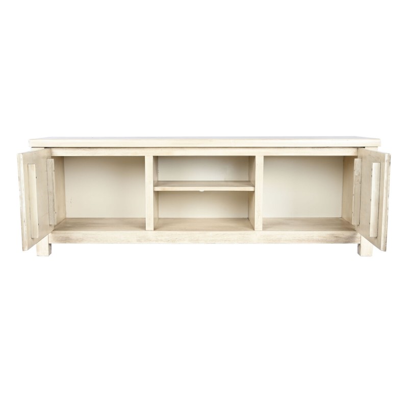 TV furniture Home ESPRIT Natural Acacia 160 x 42 x 55 cm