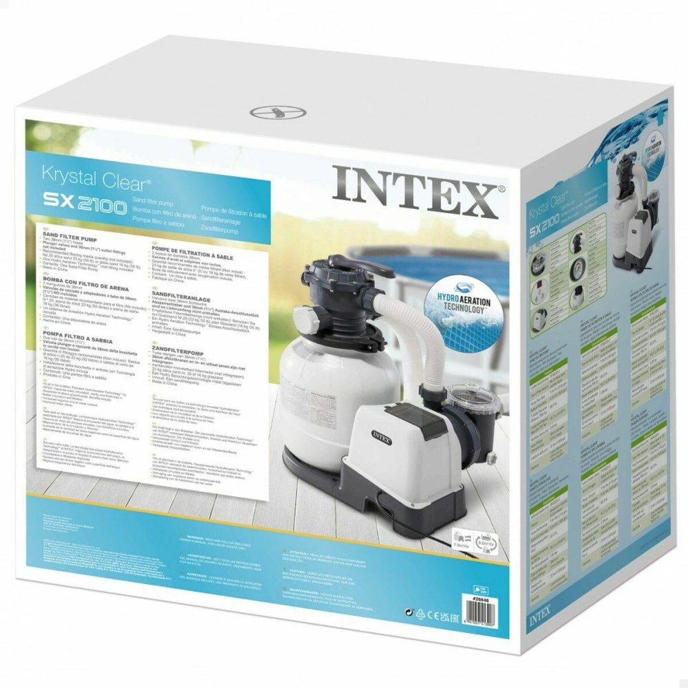 Treatment plant for swimming pool Intex Kristal Clear 37800 L