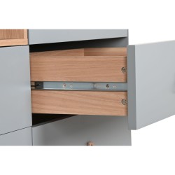 Kommode Home ESPRIT Blau Grau natürlich Polypropylen Holz MDF 120 x 40 x 75 cm