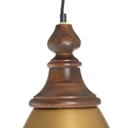 Ceiling Light Golden Iron Mango wood 40 W 220-240 V 30 x 30 x 53 cm