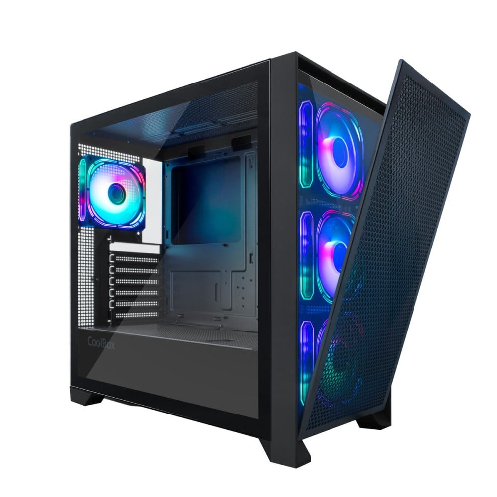 ATX Semi-Tower Gehäuse CoolBox COO-CHAGE2000-0 Schwarz