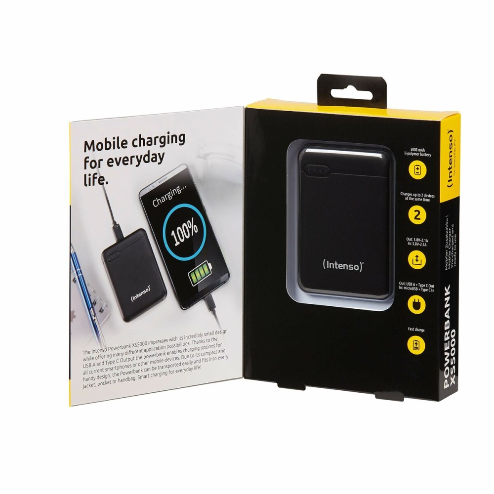 Powerbank INTENSO Schwarz 5000 mAh