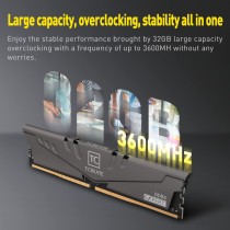 Mémoire RAM Team Group TTCED432G3200HC16FDC01 32 GB DDR4 3200 MHz CL16