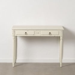 Console White Fir wood MDF Wood 100 x 45 x 76 cm