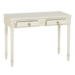 Console White Fir wood MDF Wood 100 x 45 x 76 cm